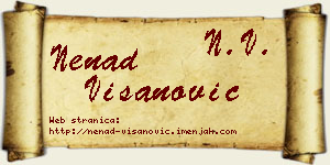Nenad Višanović vizit kartica